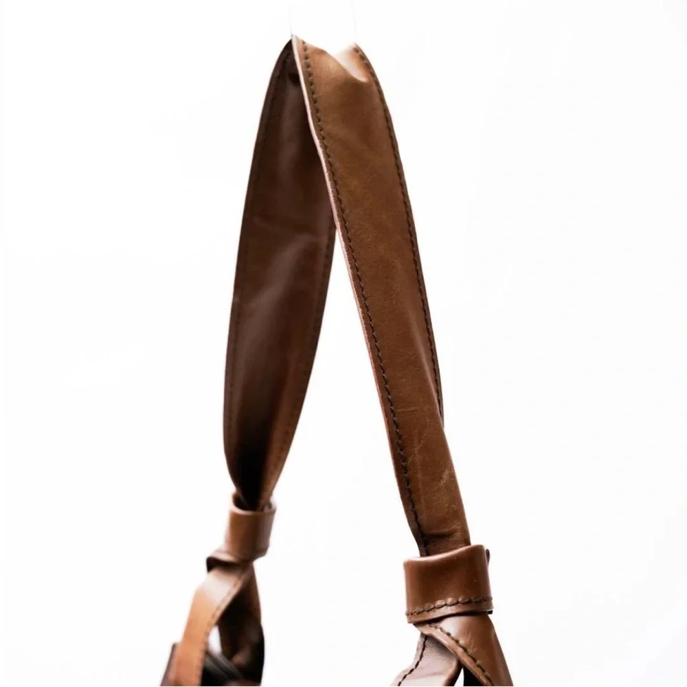 Gucci Tom Ford Era Brown Leather Shoulder Bag - Picture 7 of 13